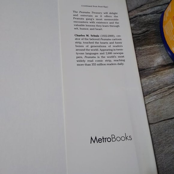 Peanuts Treasury  Hardcover Book - Picture 4 of 6